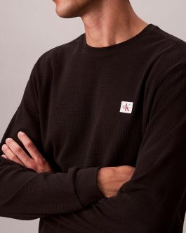 Camiseta Levi’s Waffle Manga Larga | Algodón BCI, Textura Nido de Abeja