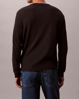 Camiseta Levi’s Waffle Manga Larga | Algodón BCI, Textura Nido de Abeja